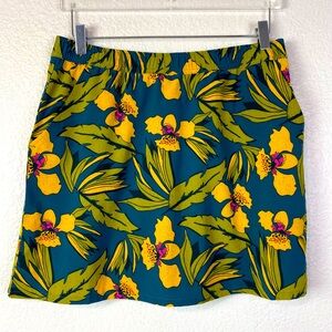 Toad & Co Curaçao Aloha Print Sunkissed Weekend Skort Size M
